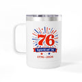 The Spirit of '76 Steel Mug Tumbler, 15oz
